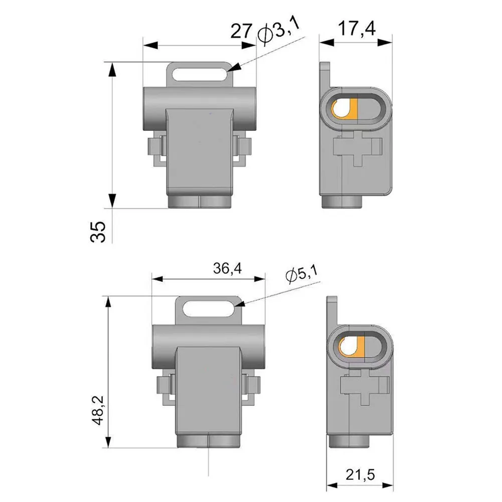 Y/T-Type High Power Splitter Quick Electrical Cable Terminal Block Wire Connector Terminal Block No-break Insulation Splitter