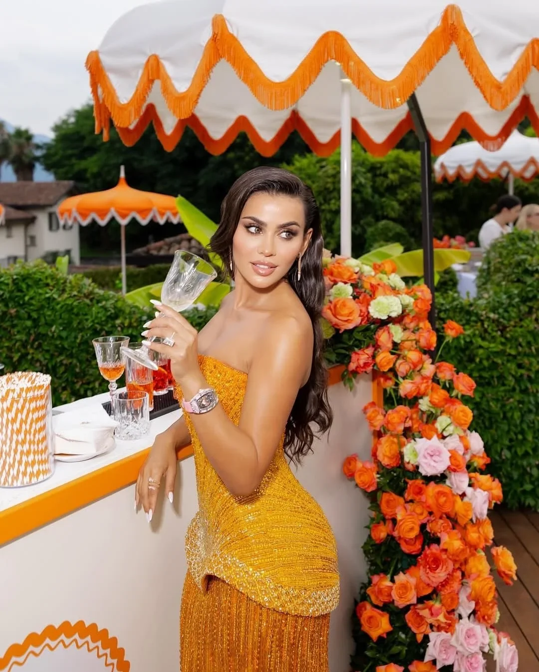 فساتين سهرة فاخرة من FATAPAESE 2026 فساتين عربية ذهبية للخطوبة وحفلات الزفاف فستان الضيوف Festasين #5