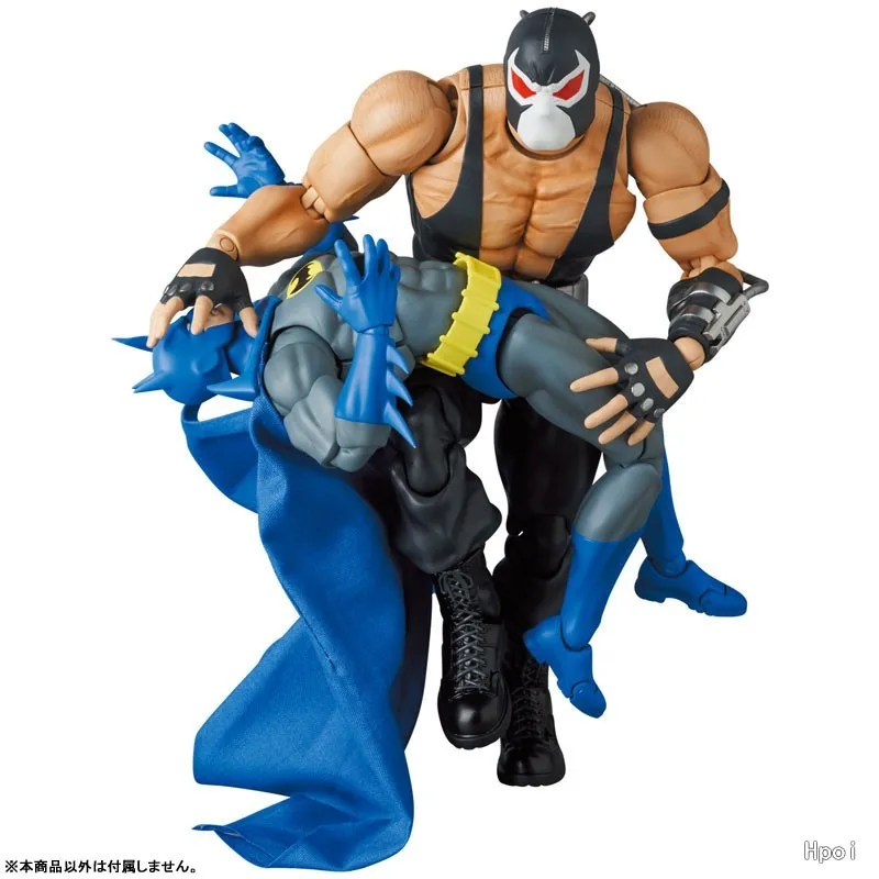 Medicom Toy Original MAFEX ฟิกเกอร์ประกอบสำเร็จรูป ซีรีส์ แบทแมน: ความล่มสลายของอัศวิน ของเล่นโมเดลแอคชั่นฟิกเกอร์จากอนิเมะ ของขวัญสำหรับเด็กผู้ชาย