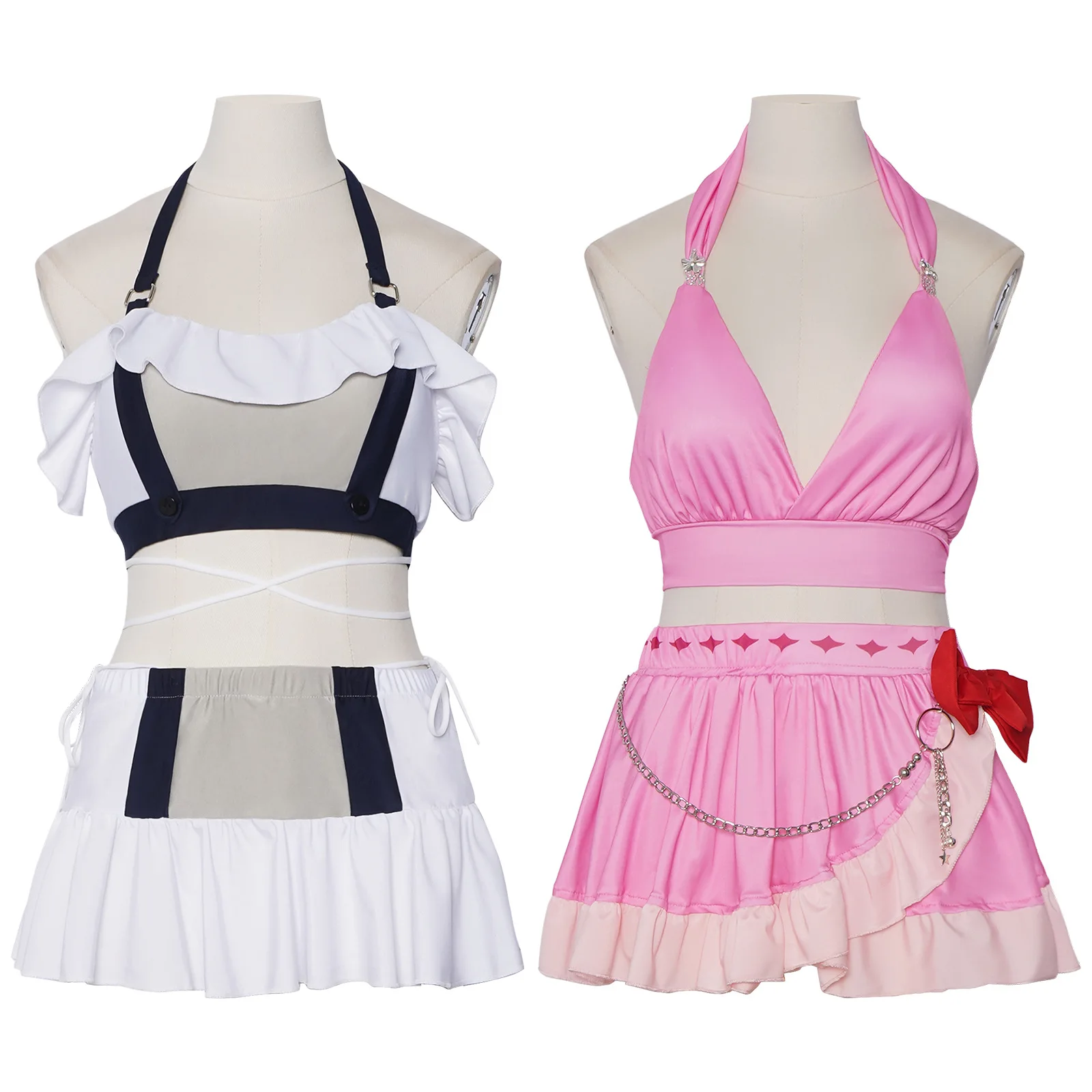 

Games Final Fantasy Cosplay Tifa Lockhart Costumes Lolita Bodysuits Summer Swimsuit Women Sexy Bikini Outfit Carnival Suit