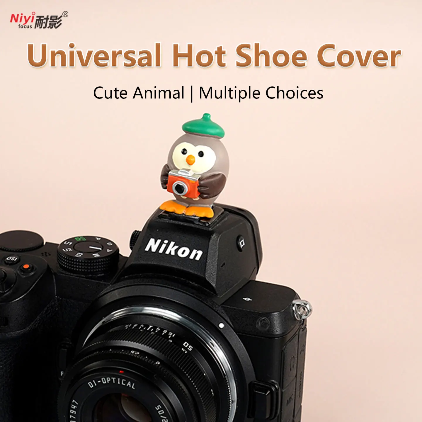 Universal Kamera Blitzschuh Abdeckung Niedlichen Tier Kalten Schuh Schutz Abdeckung Basis Weiche Silikon Halterung Basis
