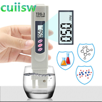 2-in-1 PPM Water TDS Meter Tester Drinking Water Quality Analyzer Monitor Filter Rapid Test Aquarium Hydroponics Pools PPM TDS-3