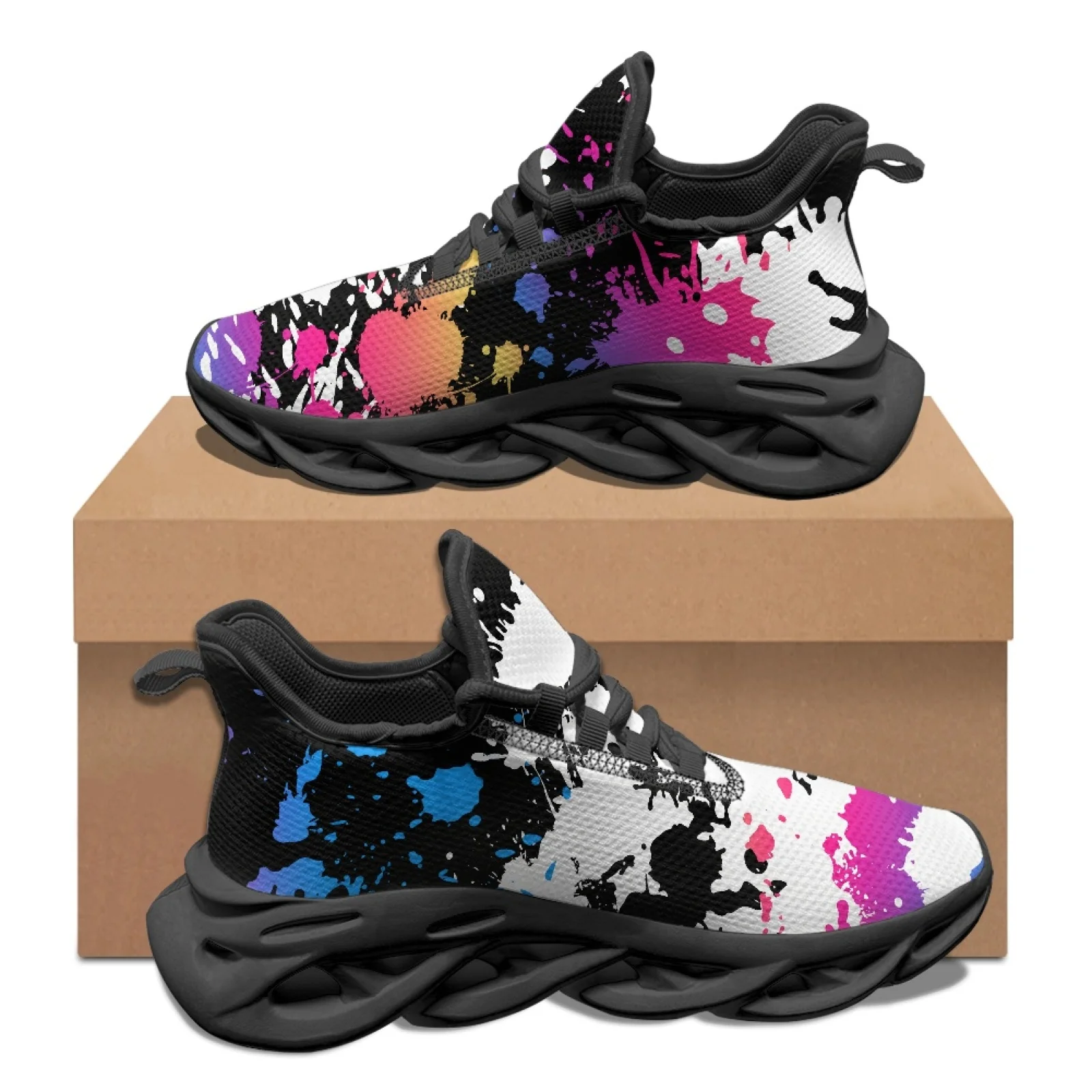 PENSTROLL PENSTROLL Splatter Art Casual Athletic Shoes Running Shoes for Men New Arrival Sports All Season