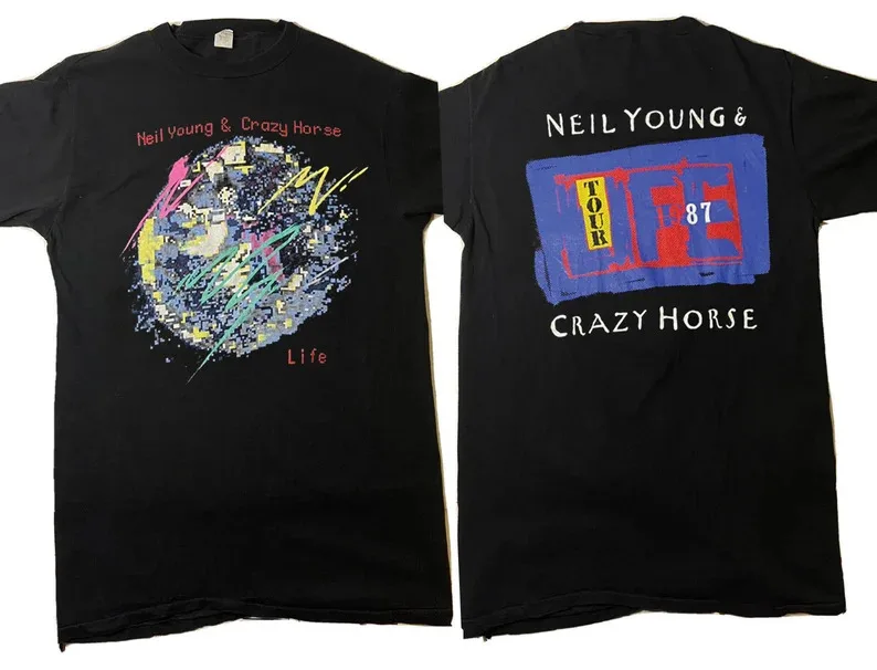 

Neil Young & Crazy House Life Tour 1987 T-Shirt