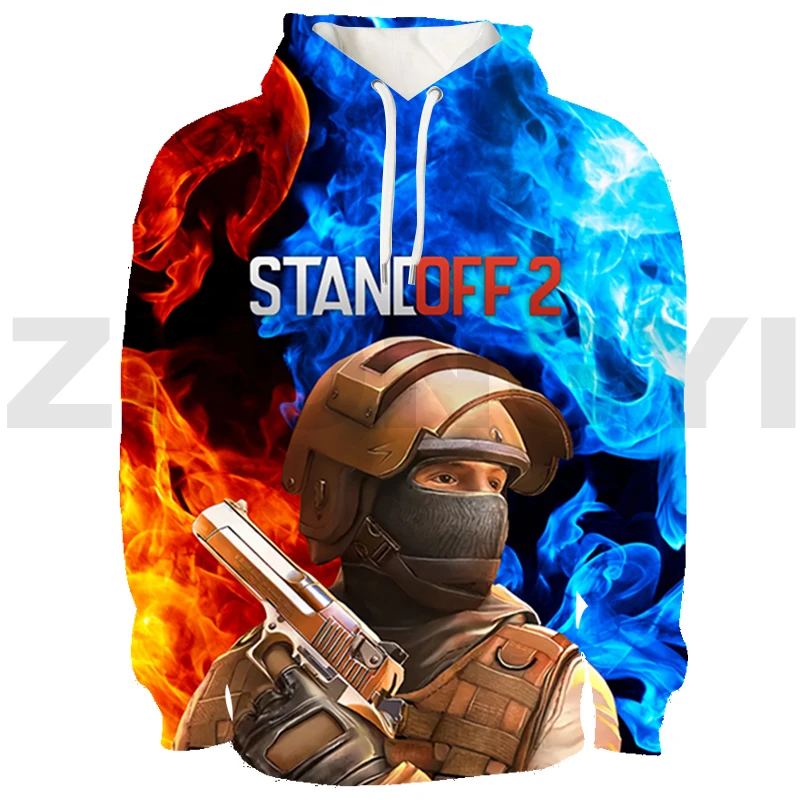 

New 3D Standoff 2 Hoodies Men Hip-Hop High Street Sweatshirts Assault Game Standoff 2 Printed Pullovers Long Sleeve Sudaderas