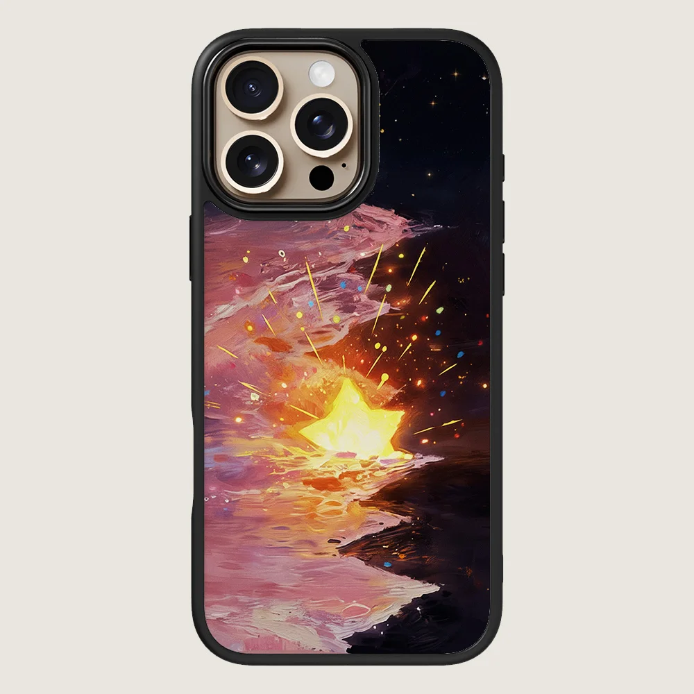 

Holographic Sparkle Magnetic Case for IPhone 17 16 15 14 13 Pro Max Plus Sunset Dynamic Shiny Sunlight Shift Shockproof Cover