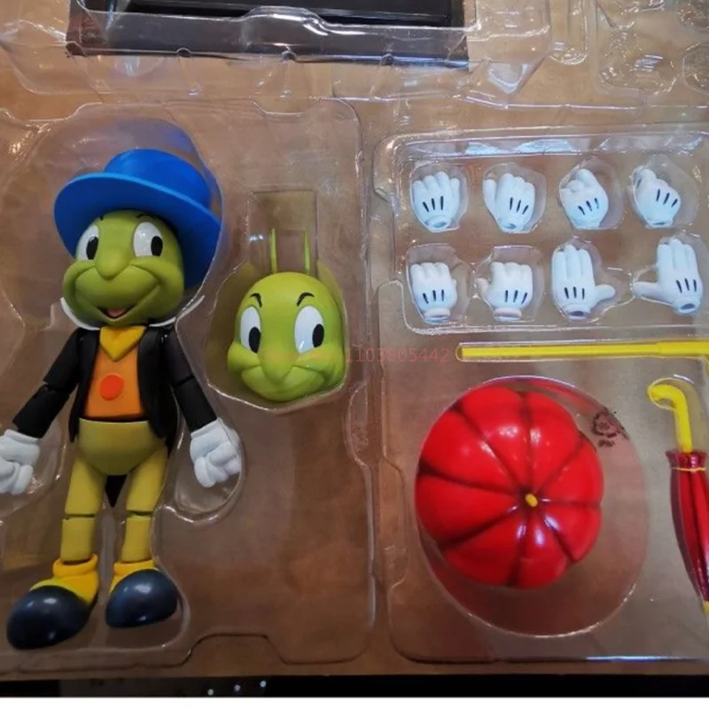Originele Herocross Animatie De Avonturen Van Pinokkio Action Figure Jiminy Cricket Legering Model Pop Ornamenten Kinderen Speelgoed Gift