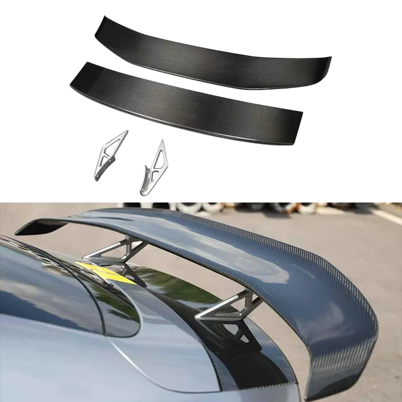 High Quality Dry Carbon Fiber Rear Trunk Wing Boot Lip Spoiler Exterior Aero Modification Accessories SU7 2024‑2025