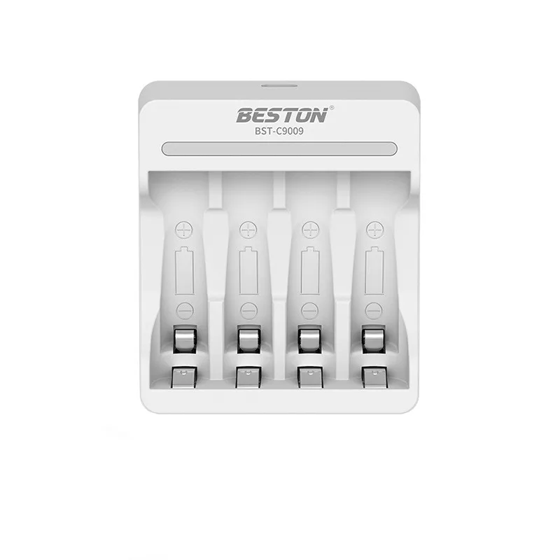 4/8-slot For Ni-MH AA AAA Rechargeable Batteries USB Individual Battery Smart Charger with 5V 2A Fast Charging Function 1.2V
