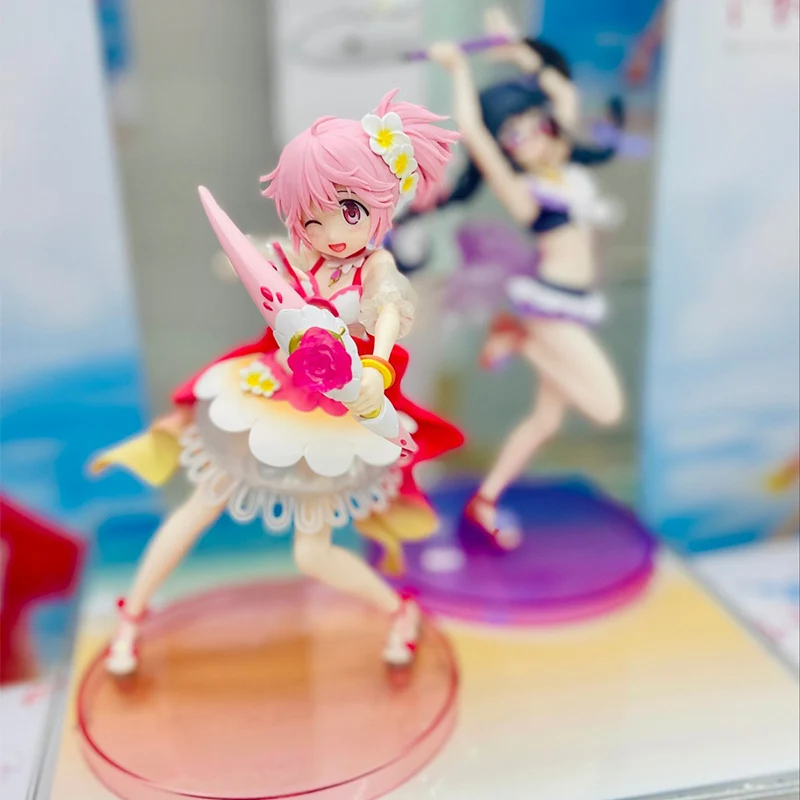 KONAMI Splash Girls‌ Magia Record: Puella Magi Madoka Magica Side Story Kaname Madoka Akemi Homura PVC 19 & 24CM Anime Toy view 2