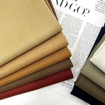 수트용 모직 헤링본 원단, 신축성 있는 DIY 재봉 블레이저 코트 바지, 고급 Serge 원단, 가을 겨울 500 g/m 