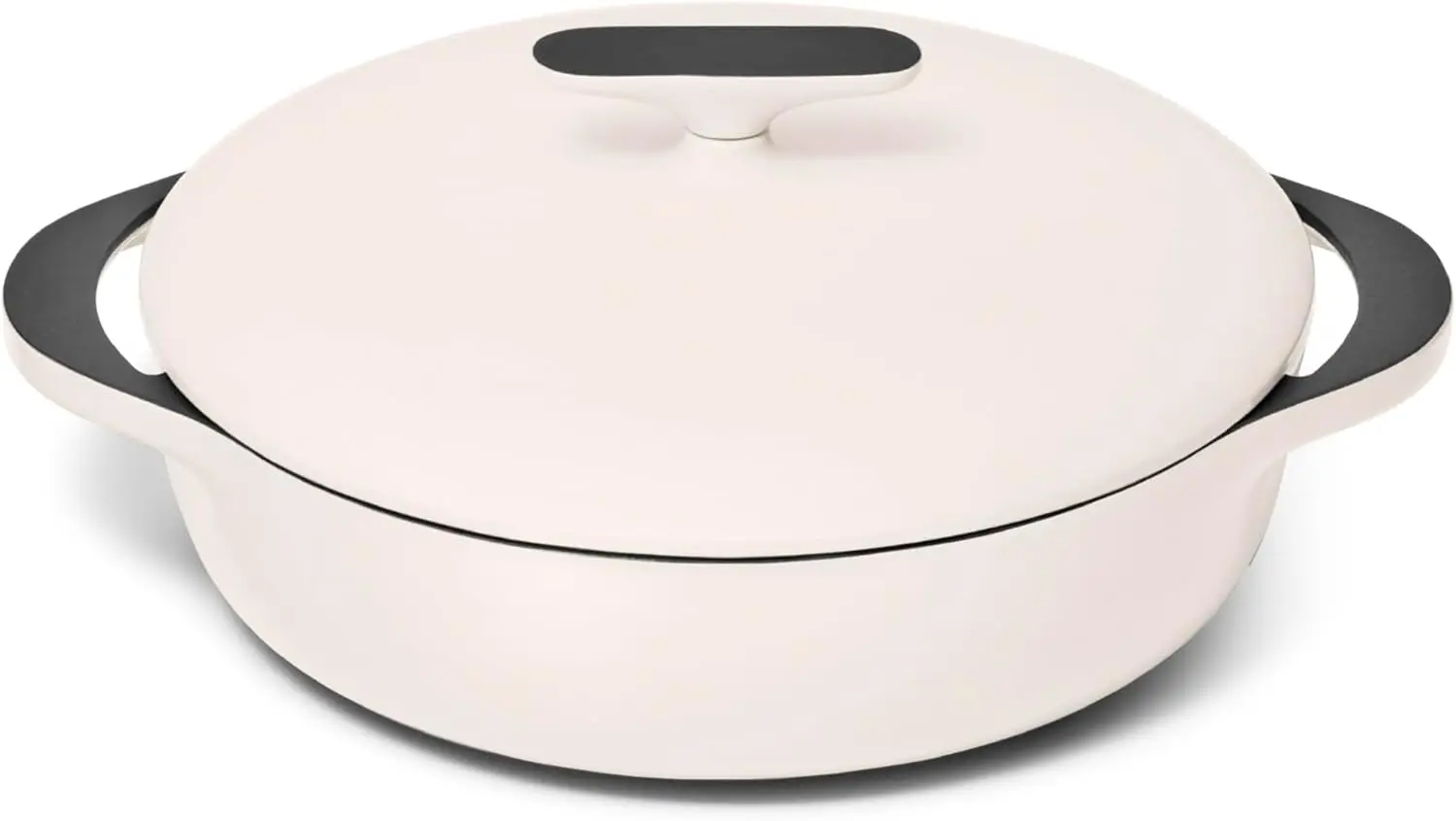 

Enameled Cast Iron Braiser - 3 Layer Enamel Coating - No Seasoning Required - Compatible