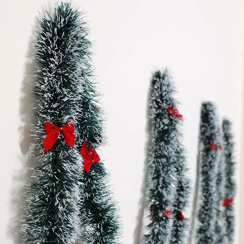 1PCS 8M Heiligabend Dekoration Bar Tops Band Girlande Weihnachten Baum Küche Ornamente Hochzeit Party Dekoration Prop