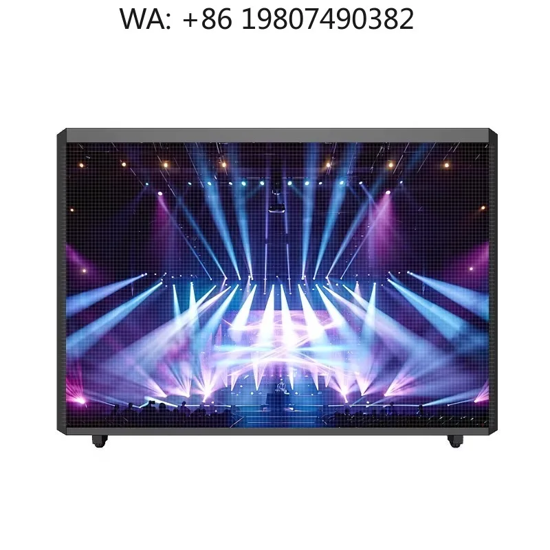 Sunlight Readable 4K HDR10+ Custom LED DJ Booth Screen Portable Floor Stand Dynamic Animation Display for Nightclub Stage Events