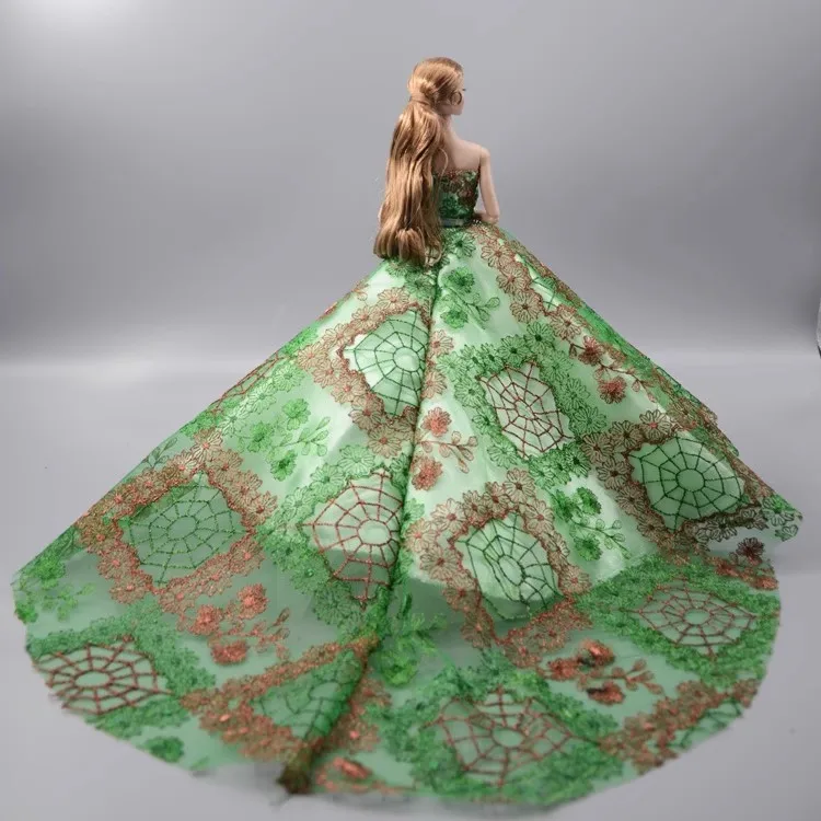 1 Set Doll Clothes 1:6 Scale Dress Gown Outfit for 11.5 Inch 30cm Doll Many Style for Choice Gifts for Girls Doll Accessories #8