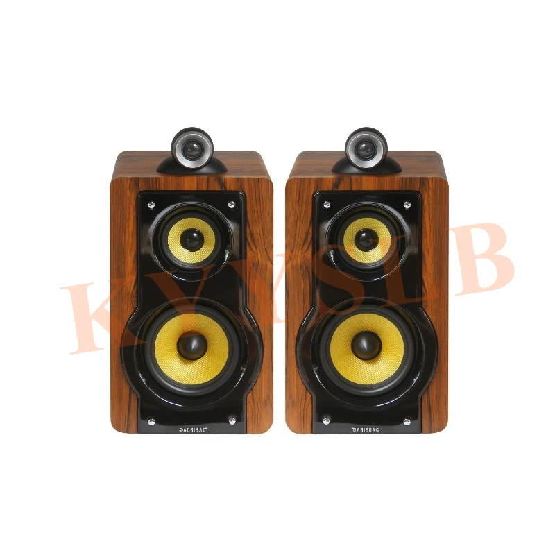 

Акустическая система KYYSLB Fever 6.5 дюймов, Hi-Fi, пассивная, 3-полосная, из массива дерева, с кожаной отделкой, высокомощные домашние колонки