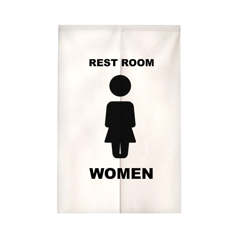 Rideau d'intimité VIKAMA pour toilettes publiques, demi-rideau sans perçage pour cloison de salle de bain, idéal pour centre commercial et bureau