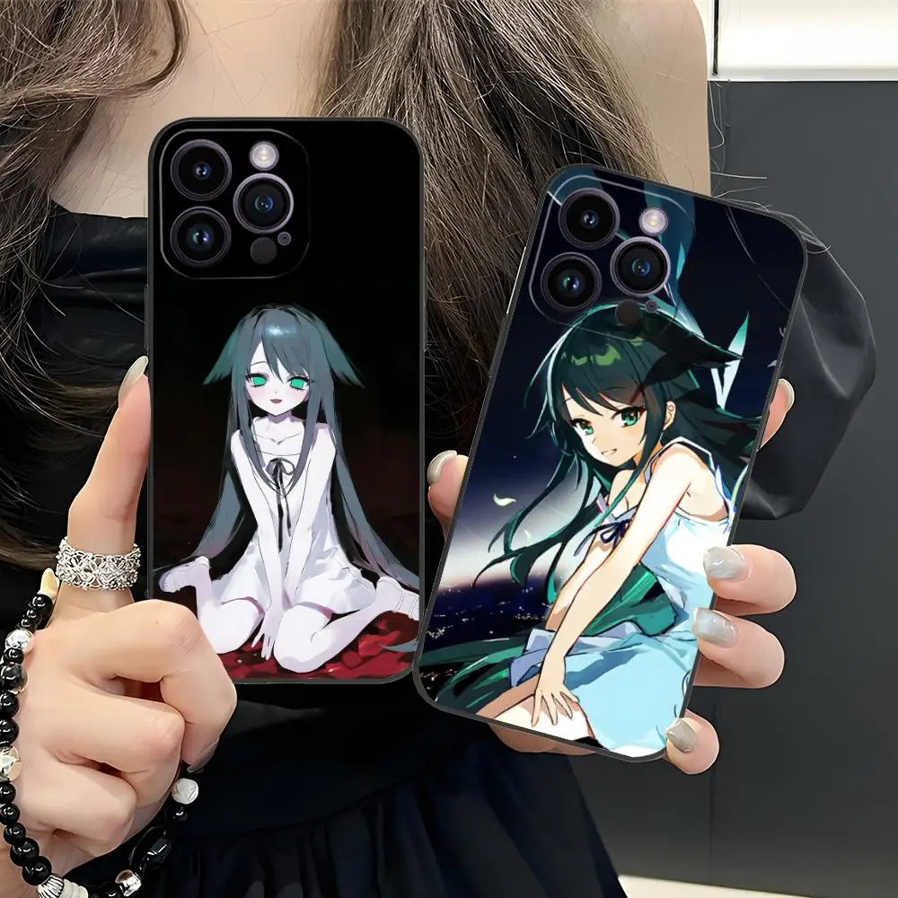 Saya no Uta حافظة هاتف محمول لهاتف آيفون 17 16 15 14 13 12 11 X XR XS 8 7 Pro Max Plus غطاء ملون صغير للهاتف الذكي جميل