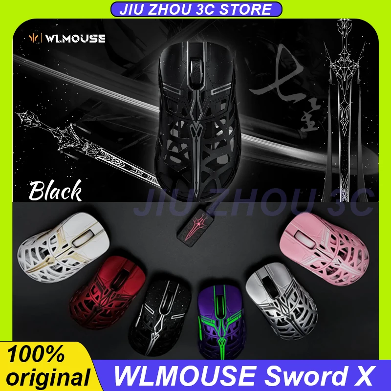 

WLMOUSE Sword X Mouse Magnesium Alloy 8K 2.4g Wireless PAW3950HS Sensor Lightweight 47g Ergonomic PC Gamer Esports Mouse Custom