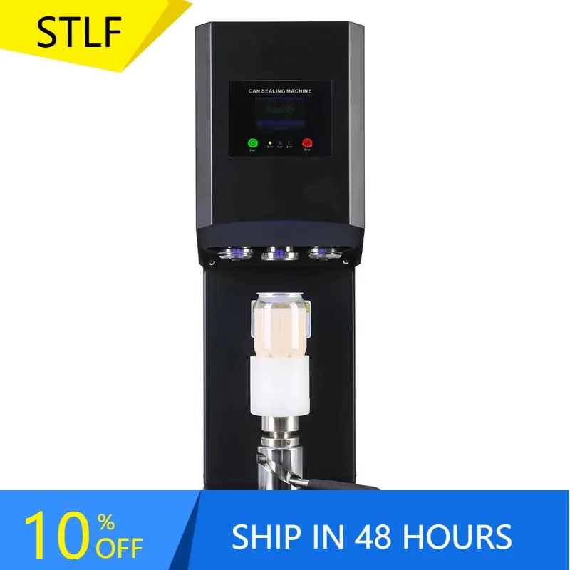 Selladora de Latas Portátil XMSJ, Selladora de Latas de Plástico y Aluminio, Máquina Cerradora de Latas, Máquina Tapadora y Selladora de Latas de Refresco