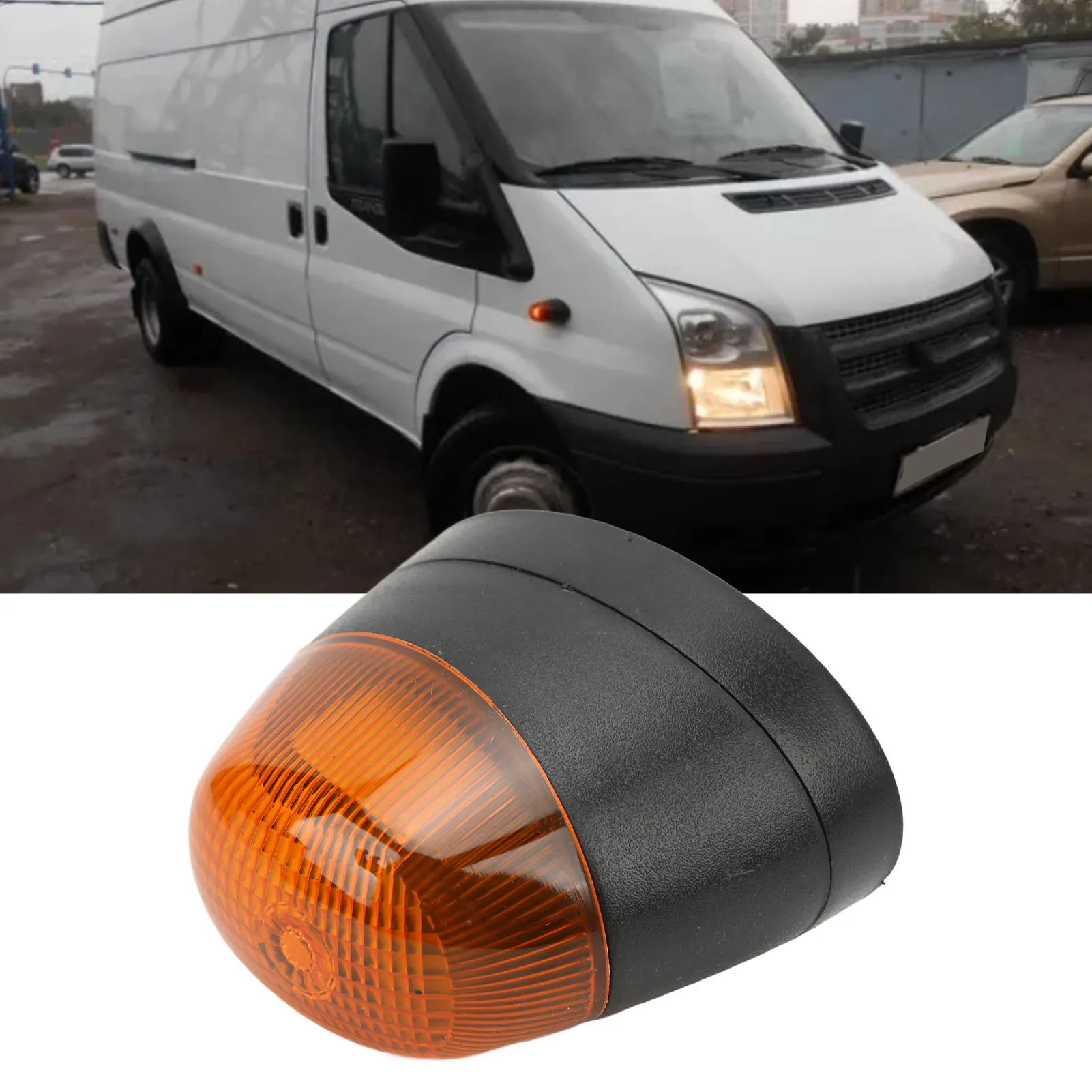 Right Indicating Side Lights 1202148 Side Marker Light Replacement for TRANSIT MK6 MK7 2000‑2014 Side Clearance Marker Light