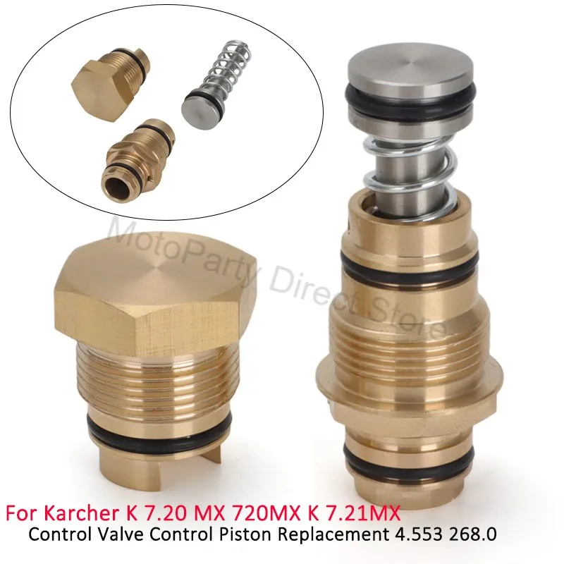 Atualização para Lavadora de Alta Pressão Karcher K 7.20 MX 720MX K 7.21MX: Substituição da Válvula de Controle e do Pistão de Controle 4.553 268.0