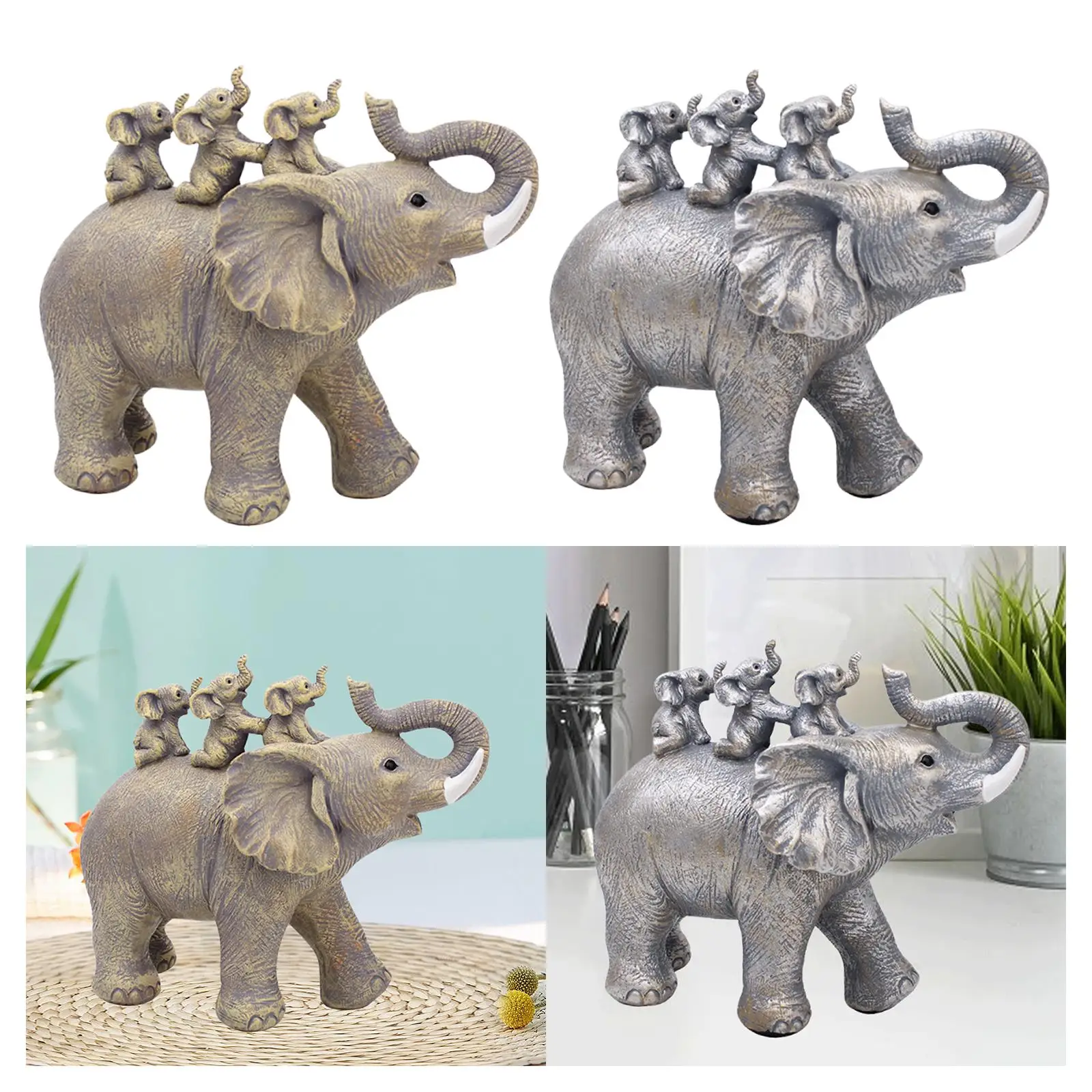 

Статуя слона, современная декоративная фигурка для гостиной, полки для камина