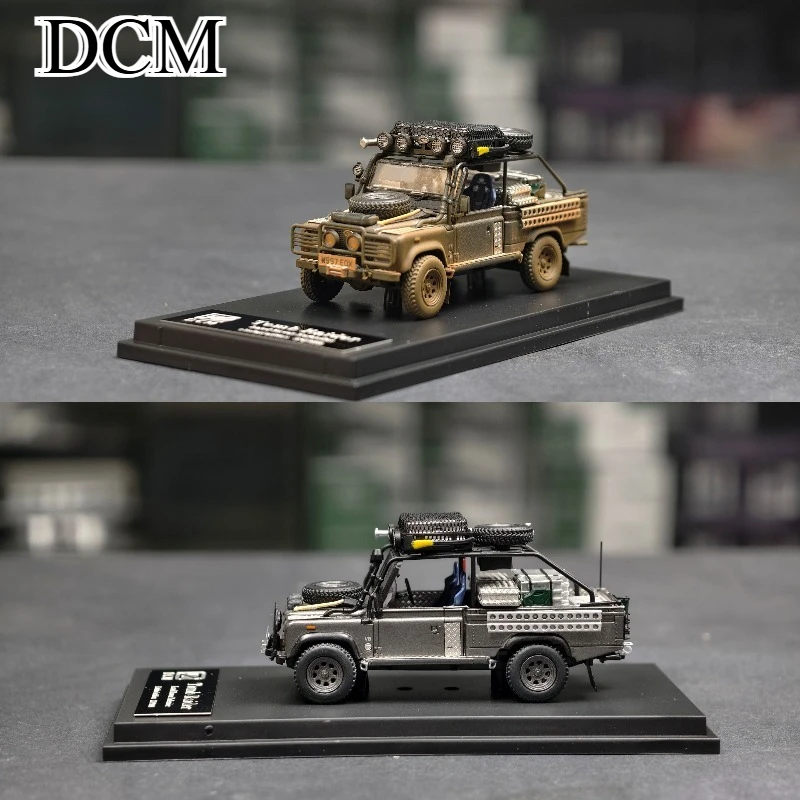 

DCM 1:64 Alloy Land Rover Defender 110 car model for children's toy collection and display, suitable as a gift for boys.
