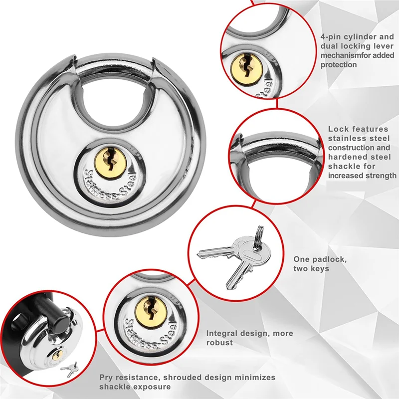 

Замок сцепного устройства на гибкой шее с навесным замком с ключом, замок для прицепа модели TL-50, для тяжелых прицепов, прицепов для домашних животных