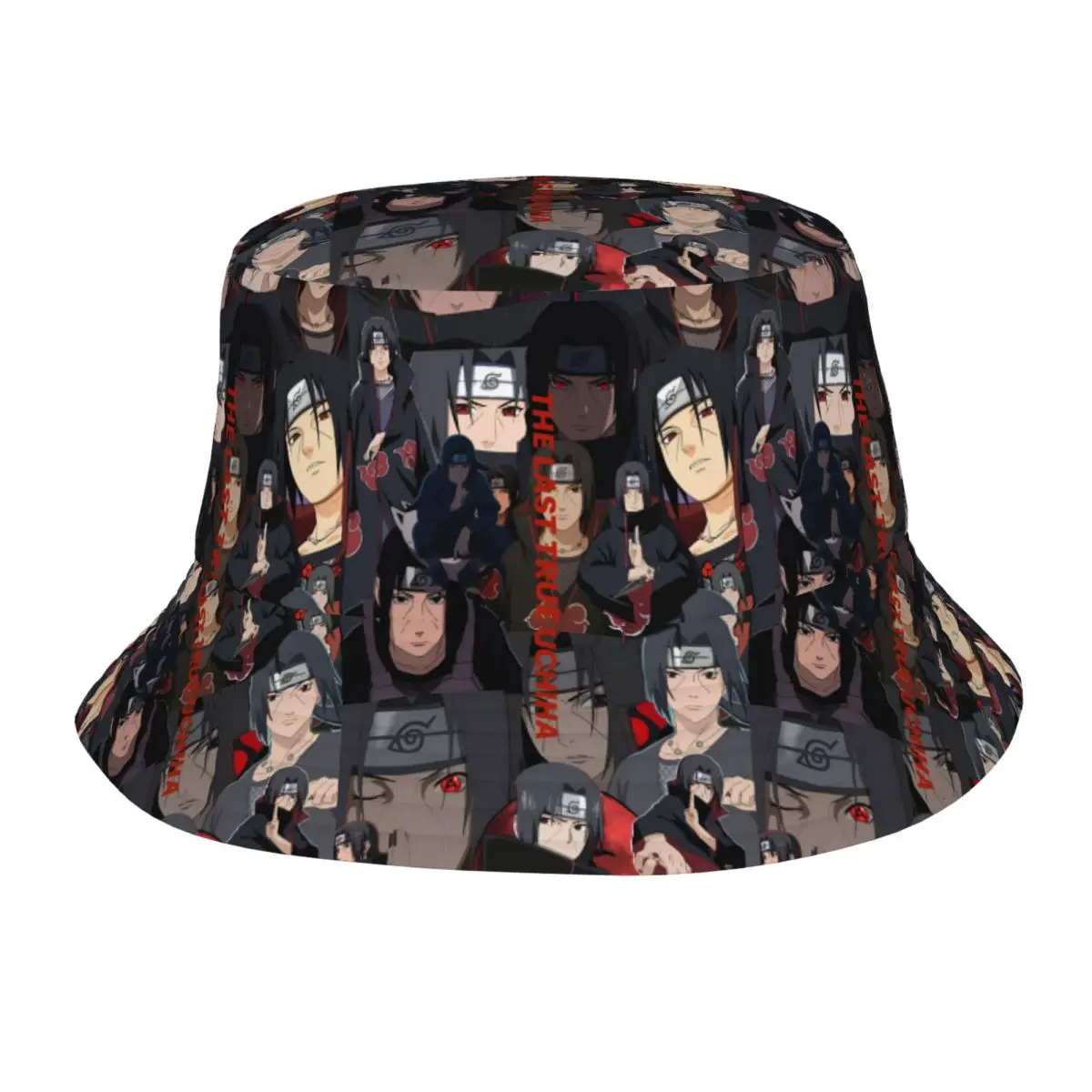 

Custom Fashion U-Uchihaes I-Itachies Hot Comic Bucket Hat for Men Women Classic Summer Travel Beach Classic Fisherman Cap