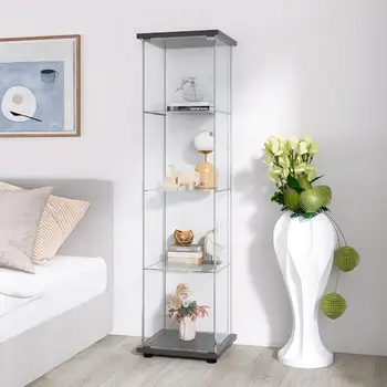 8 best sales Schrank mit Glastür - №3