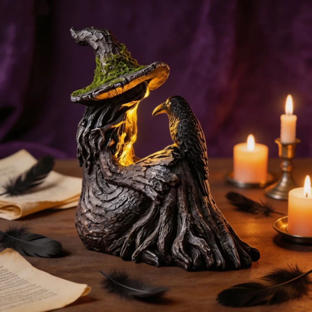 Halloween Witch Table Decorations Unique Gothic Design For Eerie-Vibes. Witch-themed Party Centerpiece