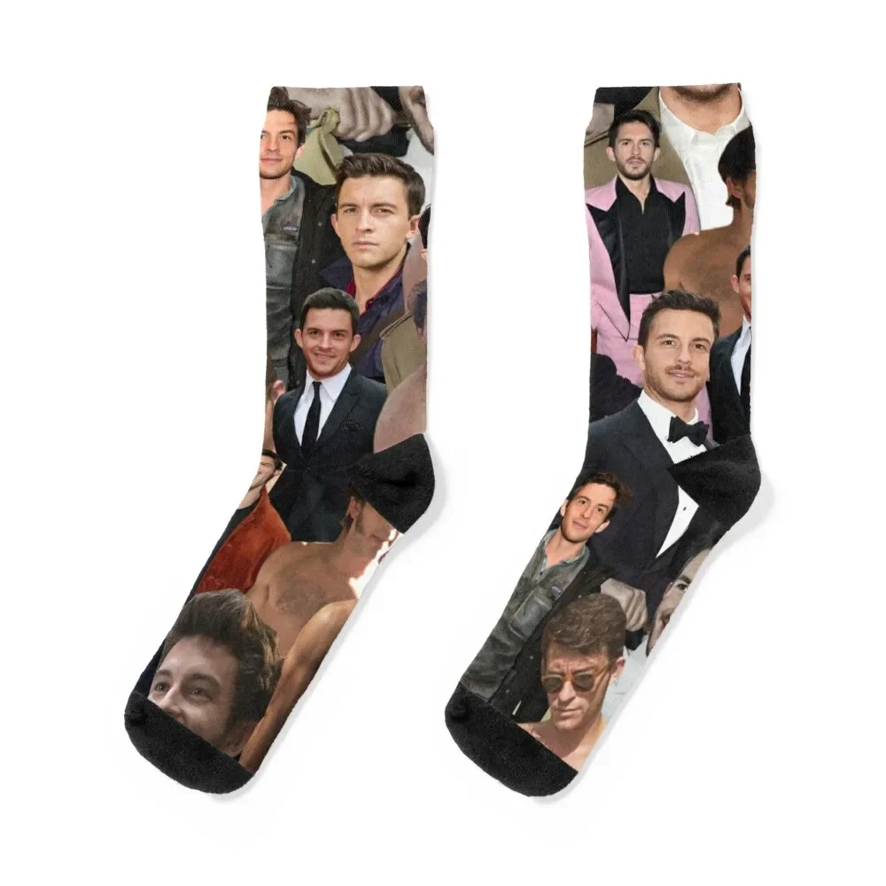 

Jonathan Bailey collage Socks luxe Rugby Climbing funny gift Men Socks Women's