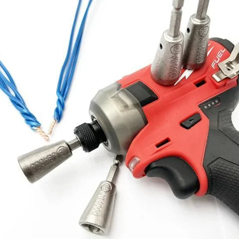 Wire Twisting Tools Electrician Quickly Twister 1.5-6 Square 2-6 Way Twister Wire for 6mm Hexagonal Handle Power Drill Drivers