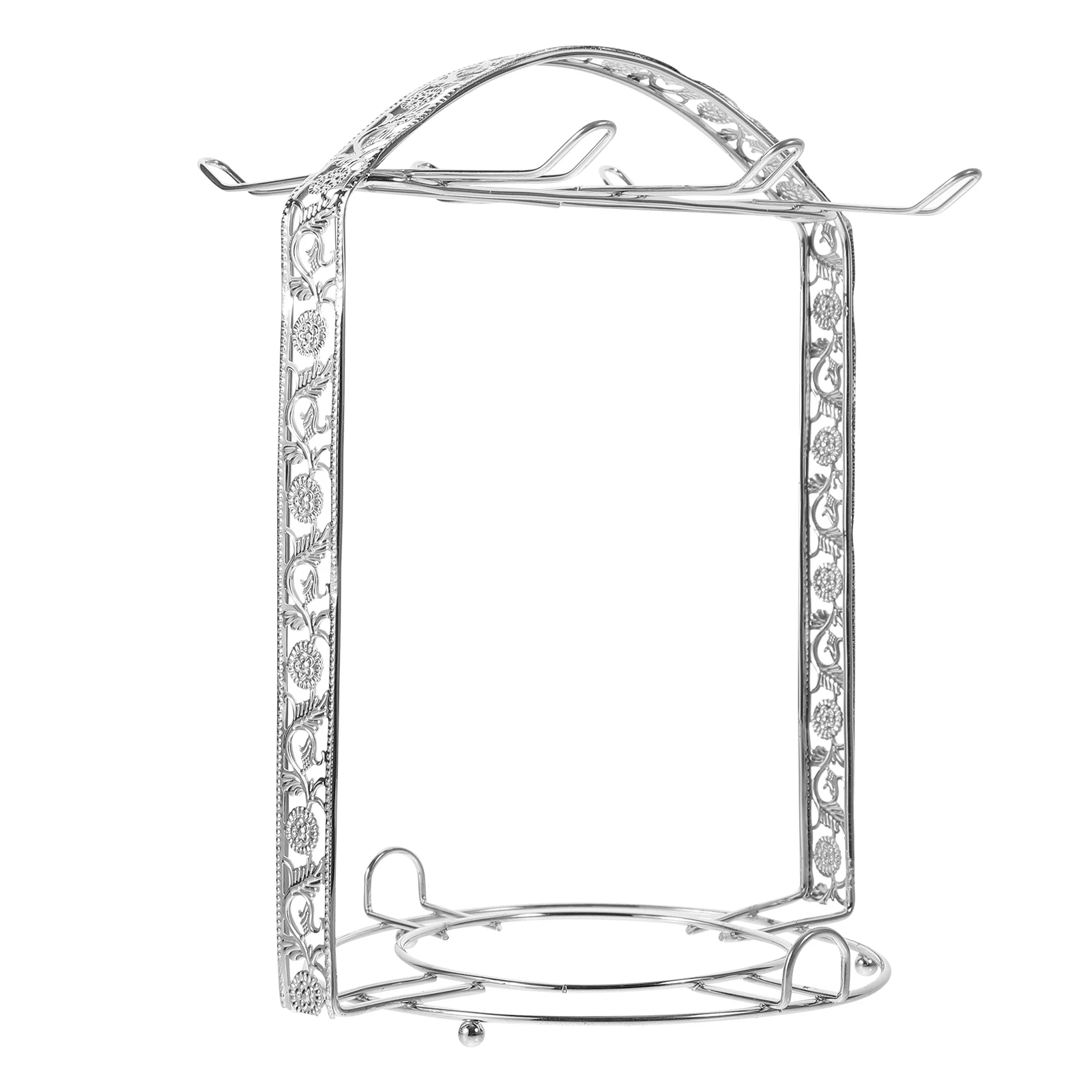 

Iron Coffee Mug Holder 6 Cups Dishes Storage Rack Easy Clean Countertop Accessory Mug Holder Tea Cup Storage Rack