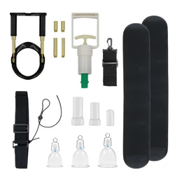 New Penis Enlargement Device Best Penis Extender with Vacuum cup Male Stretcher Pump Strap Male Dick Enlargers Device