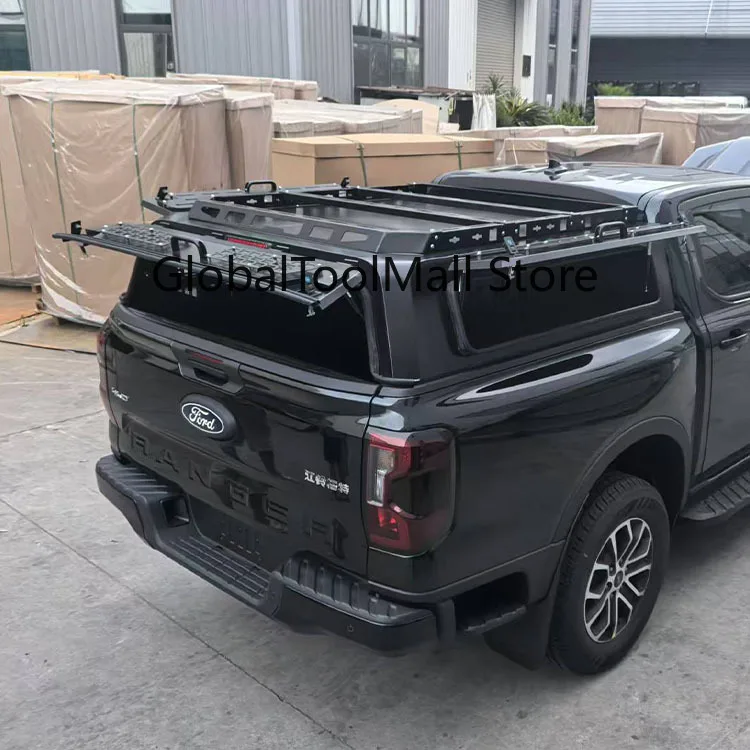 Pickup Truck Half-height Three-door Hard Top Rear Bucket Cover Galvanized Steel Aluminum Truck Canopy