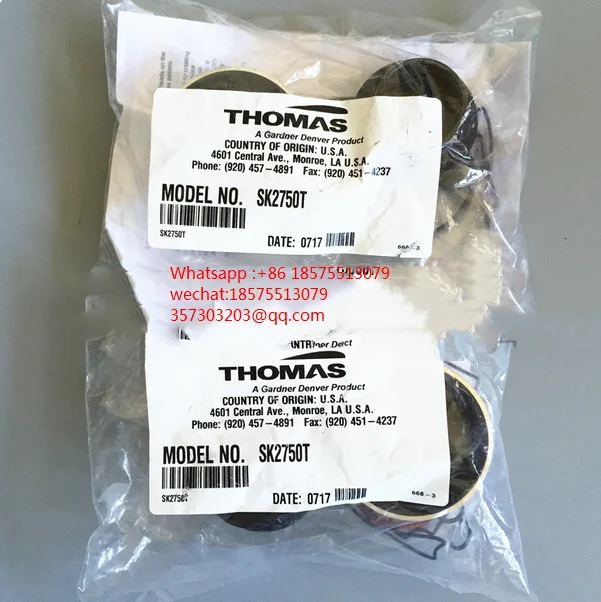 Voor Thomas 2660Cghi 2660 Thomas 2668 2688 Thomas 2750TGHI52/48 Piek Claind Serie Luchtpomp Compressor Membraan Reparatie kit