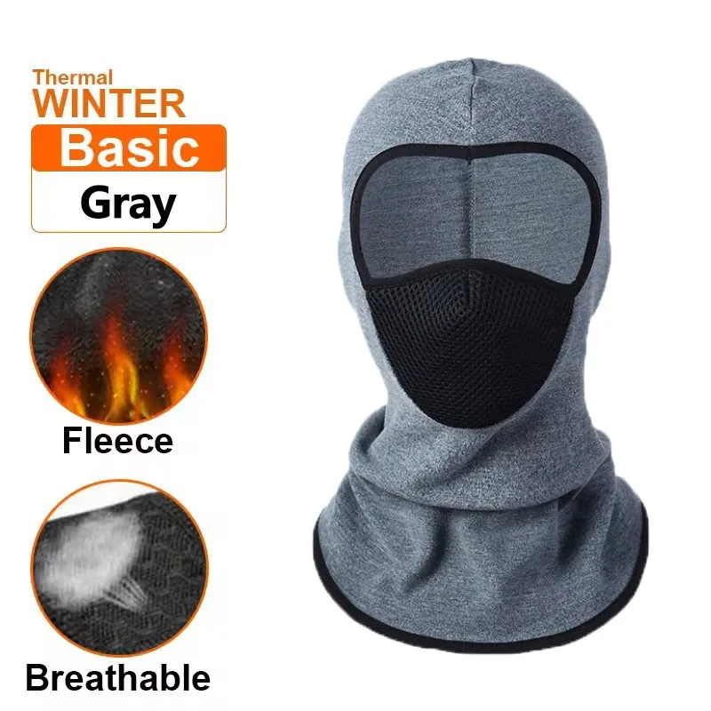 Thermische winter bivakmuts Fietsen volgelaatsmasker Warme buitensporten Motor Ski Vissen Jachtmasker Fleece sjaal Cap Bandana
