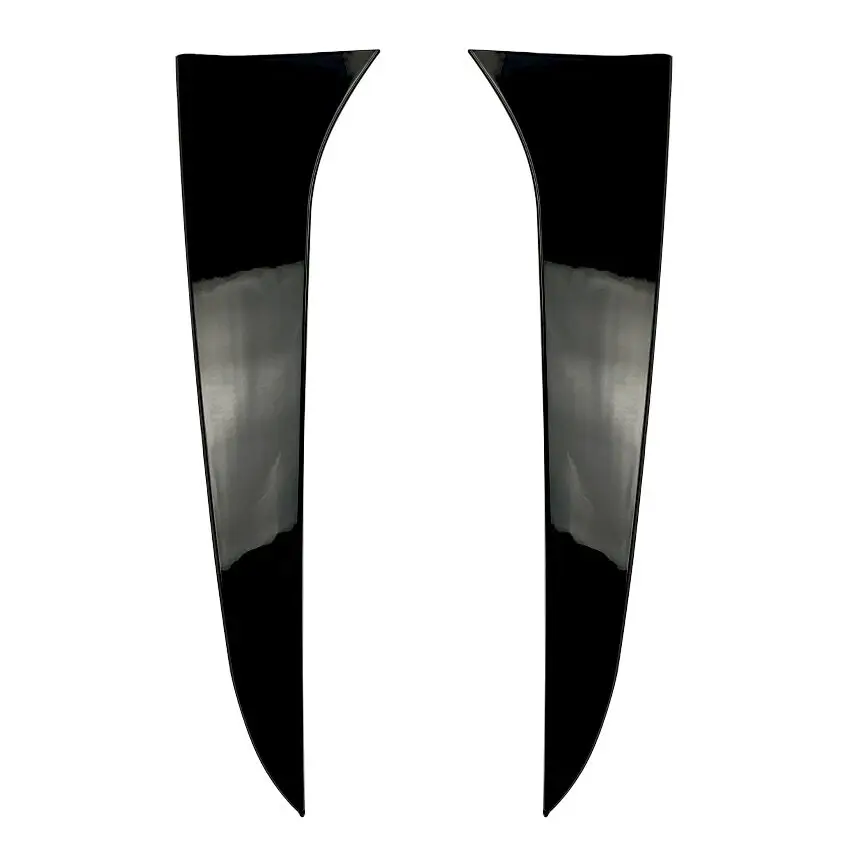

Car Rear Window Side Spoiler Canard Splitter Trim Fit For BMW X1 E84 2009 2010 2011 2012 2013 2014 2015 Glossy Black ABS
