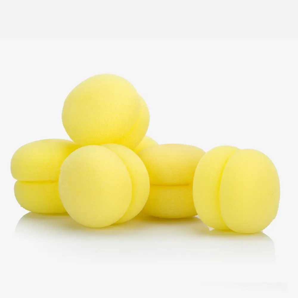6PCS DIY Sponge Rollers Curlers Bouncy Curling Hair Long Hairs Hair Curler Balls Hair Styling Tools Head Hair Curler