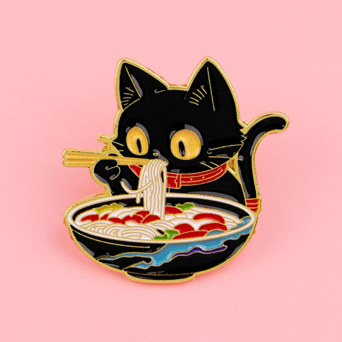 Cute Cat Enamel Pins Kawaii Galaxy Cat Brooches Funny Cartoon Animal Lapel Pins Jewelry Gift for Cat Lovers & Backpack Decor