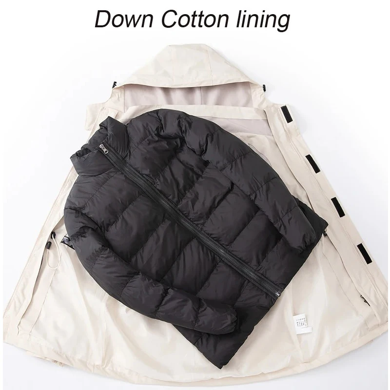 معاطف شتوية للتزلج للنساء سترة تزلج دافئة للغاية عالية الجودة مقاومة للماء للتزلج الدافئ ومعاطف على الجليد #3