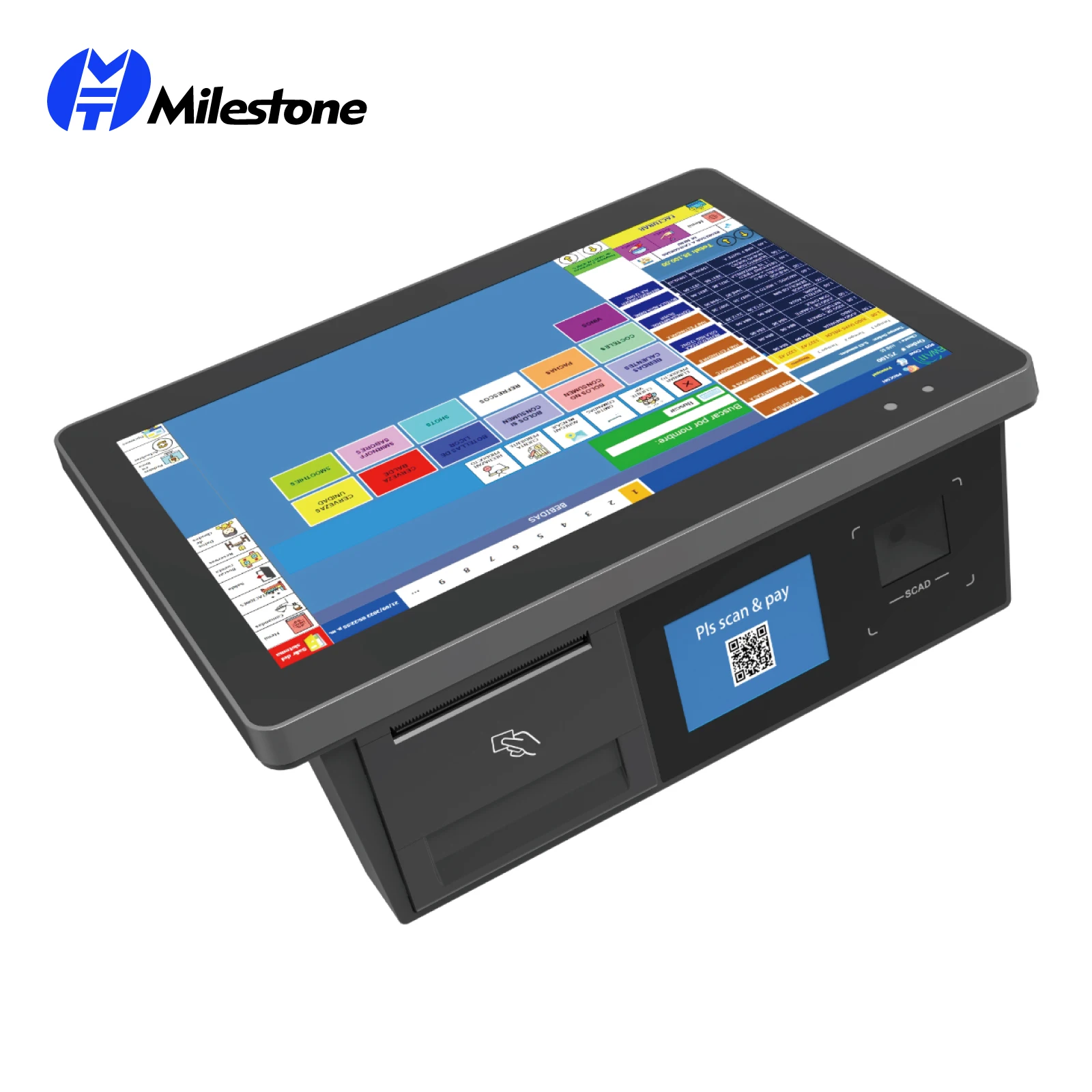 MHT-D2 تصميم جديد نظام Pos للمطاعم طلب مفيد 10.1 بوصة شاشة تعمل باللمس رخيصة أندرويد ماكينة تسجيل المدفوعات النقدية اللوحي لسوق المزارعين #6