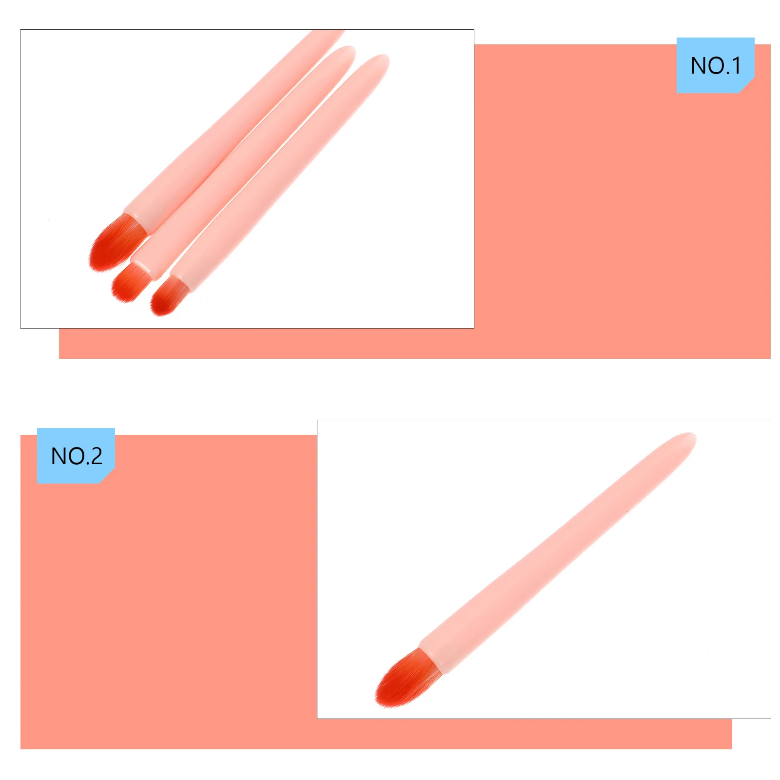 1 caixa conjunto de escova profissional kit de maquiagem portátil com espelho para viagens de secagem rápida fibra cabelo ferramenta de maquiagem feminina