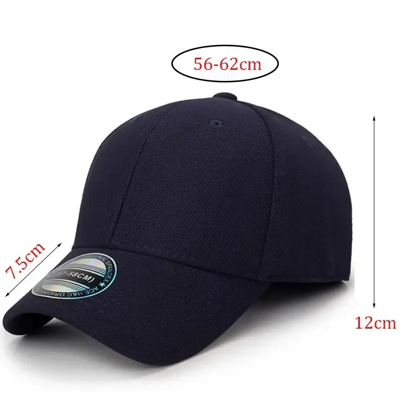 Summer Breathable Stretch Hats Fitted Solid Color Baseball cap Outdoor sports golf Caps for Women Men Hip Hop