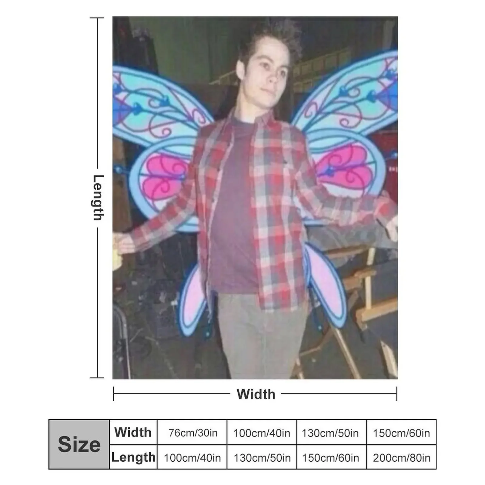 ديلان أوبراين خرافية لطيفة 3 رمي بطانية واحدة دافئة لفصل الشتاء بطانيات قطيفة منقوشة ناعمة