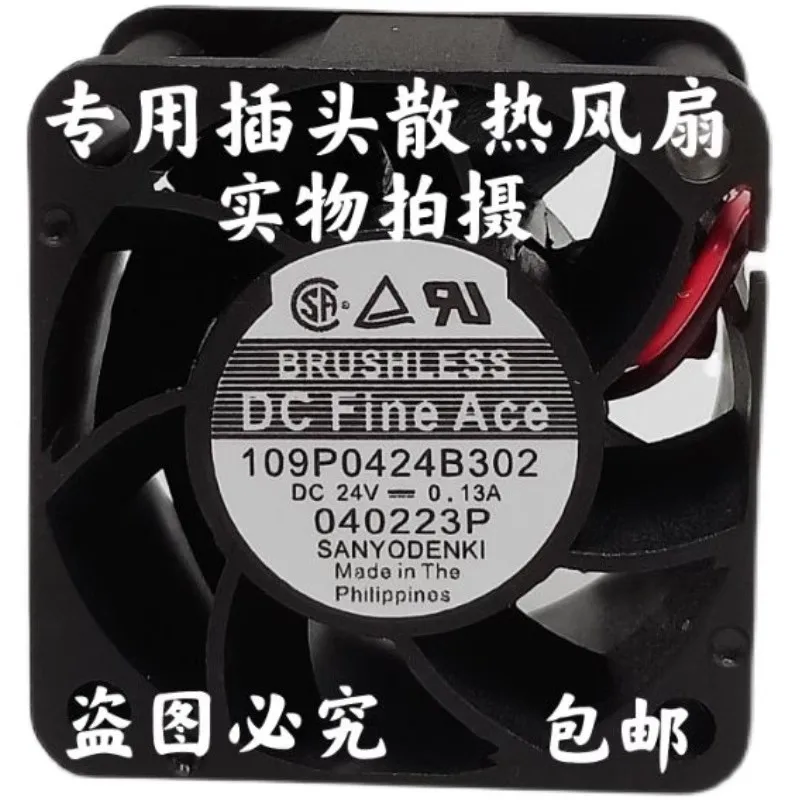 New Cooler Fan for SANYO 109P0424B302 24V 0.13A 4CM 4028 Ball Variable Frequency Cooling Fan 40*40*28MM
