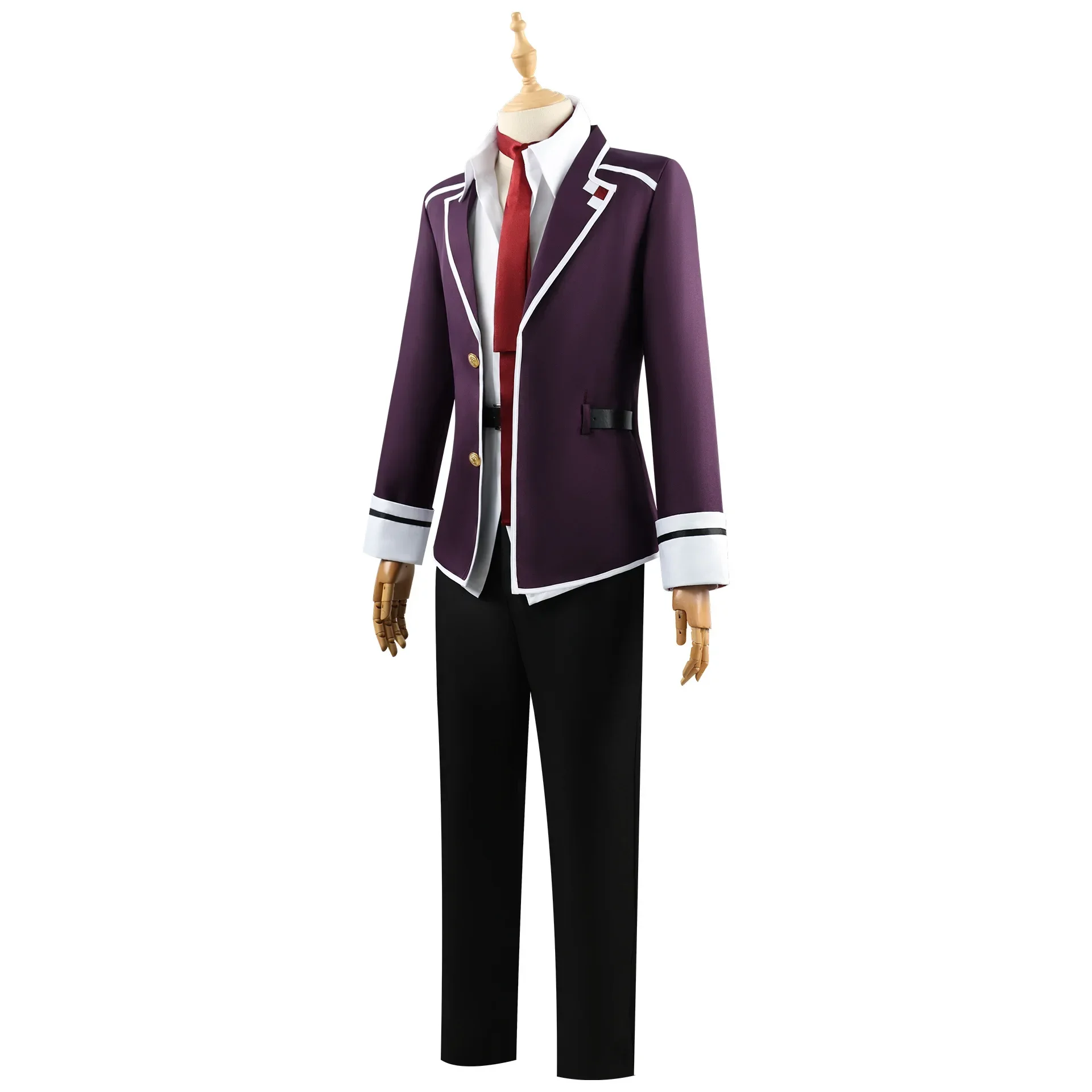 Disfraz de Cosplay de Anime Diabolik para hombres, uniforme escolar, abrigo, camisa, pantalones, conjuntos completos, trajes de fiesta de Halloween, Sakamaki Ayato