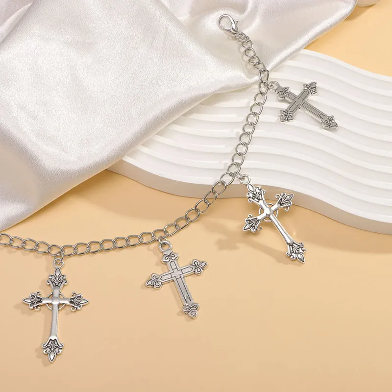 New Fashionable Hollow Belly Chain Waist Chain Metal Cross Ring Belt Women s Personalized Irregular Design Geometric Shape
